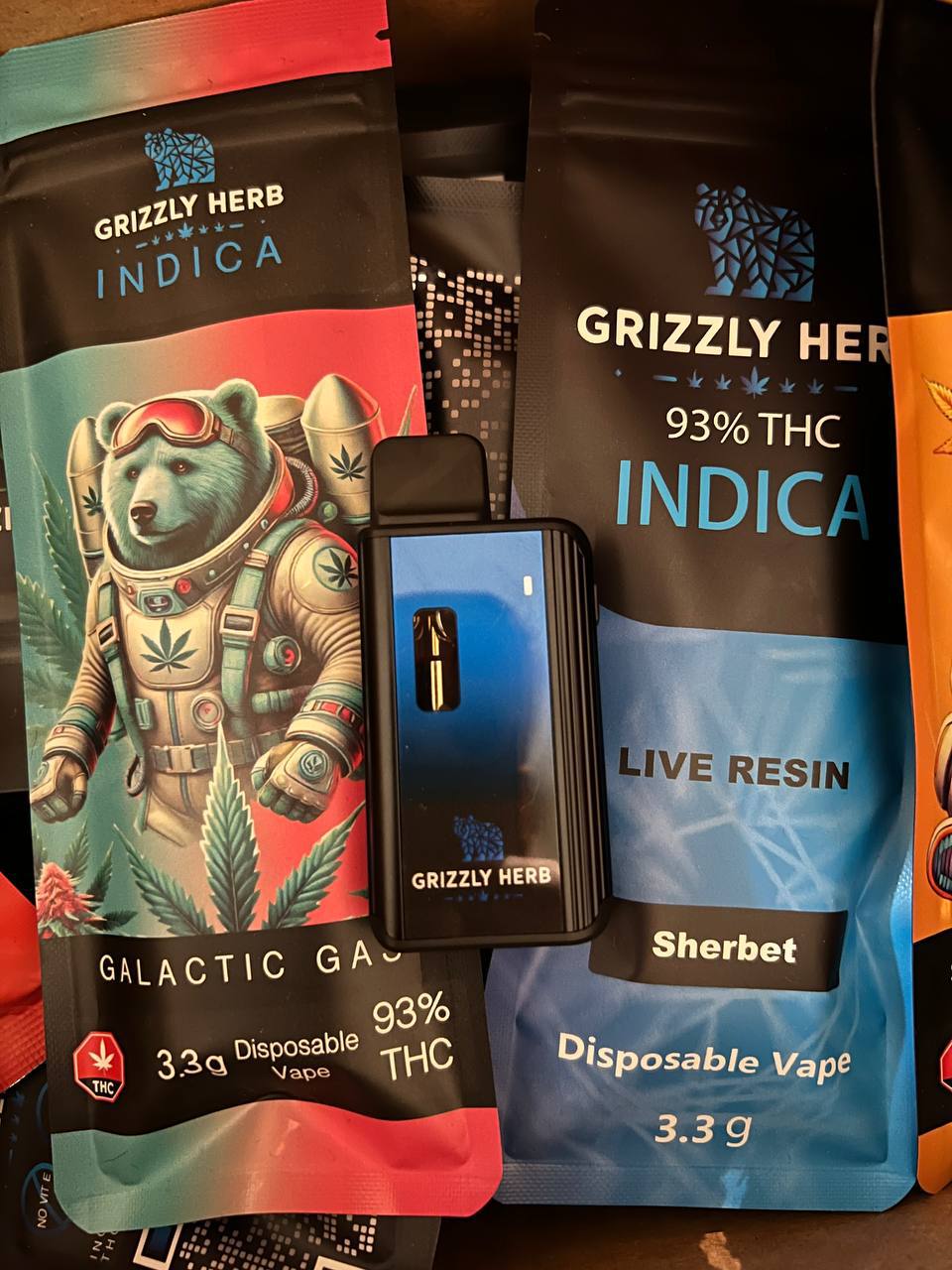 Grizzly Herb 3.3g disposable vape