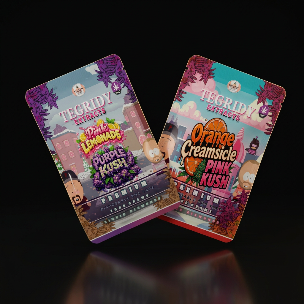 Tegridy Extracts 2g live resin disposable vape pouches